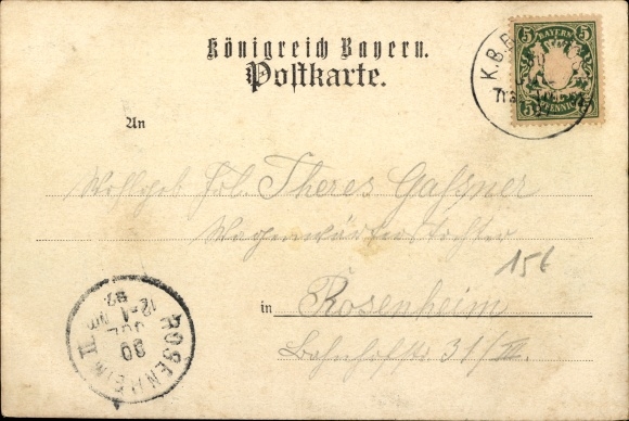 Postcard Stein near Nuremberg Middle Franconia, city views