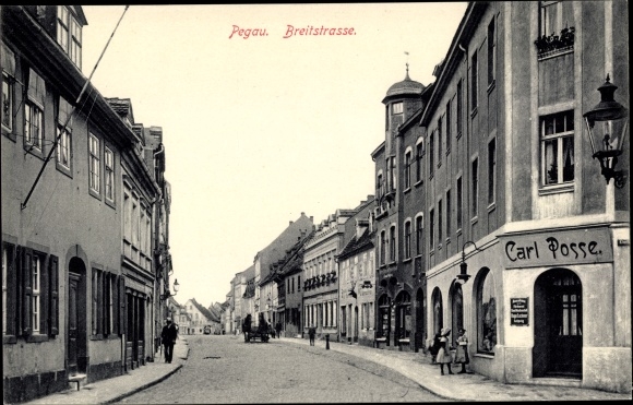 PC Pegau in Saxony, Breit Straße, Carl Posse plot