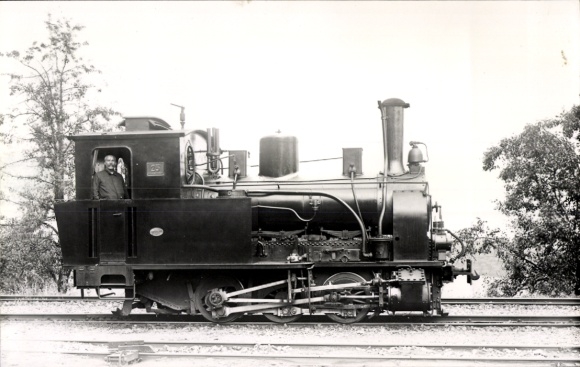 Foto Ak Deutsche Eisenbahn, Dampflokomotive, KAE25