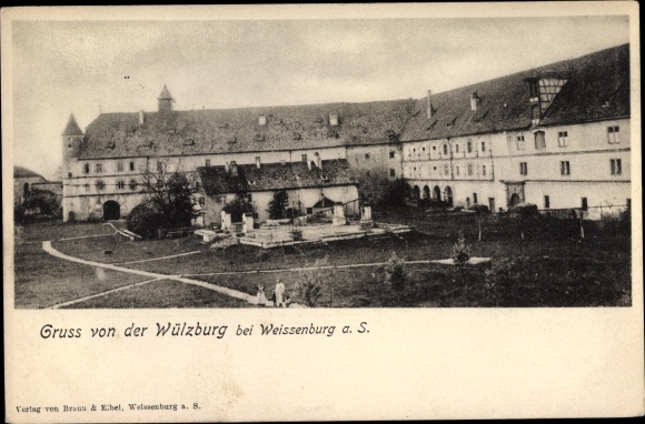 KP Weißenburg an der Saale, Wülzburg, dziedziniec, budynek, okno