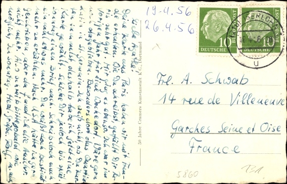 Postcard Iserlohn in the Märkisches Kreis, youth hostel, overall view, park facilities at the Seilersee, street section