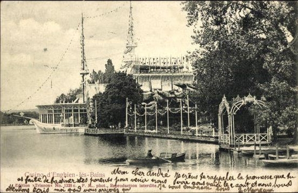 Set von 82 AK von Enghien-les-Bains, verschiedene Ansichten