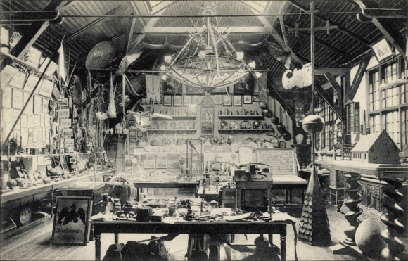 Ansichtkaart Marne in Holstein Dithmarschen, Marner Scat Club 1873, Museum