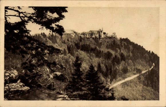 Postcard Obernai Alsace Bas Rhin, Mount Odile, Sainte Odile Monastery