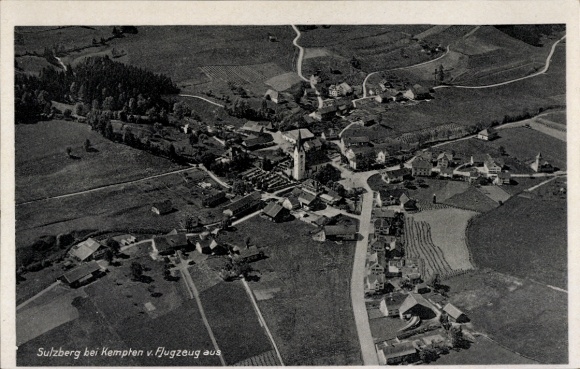 Ak Sulzberg im Oberallgäu, Fliegeraufnahme