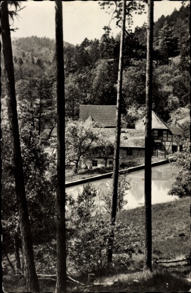 Ansichtkaart Wensdorp aan de Elster, Fuchsmühle