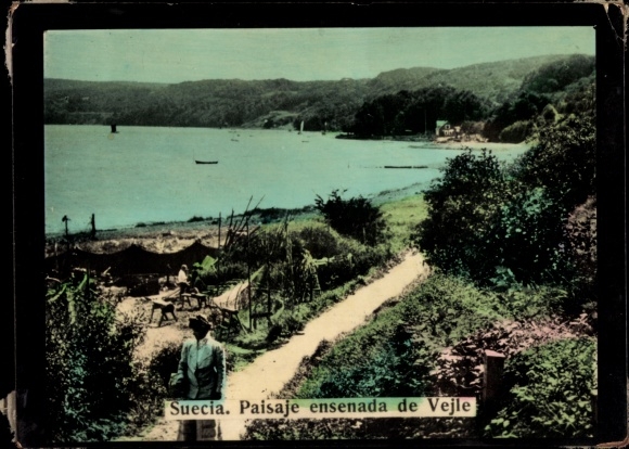 Photo Vejle Denmark, Paisaje ensenada de Vejle, Suecia