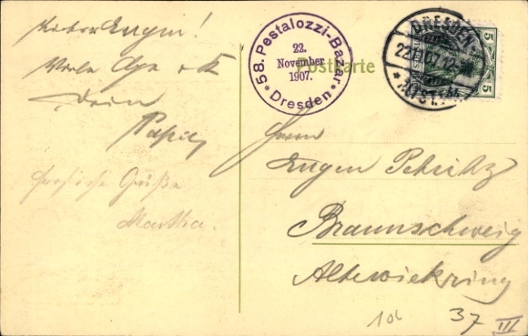 PC Dresden, 58th Pestalozzi Bazaar 1907