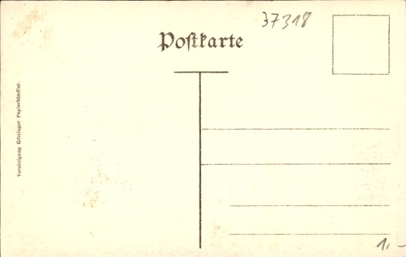 Postcard Rimbach Bornhagen in Eichsfeld, Hanstein Castle