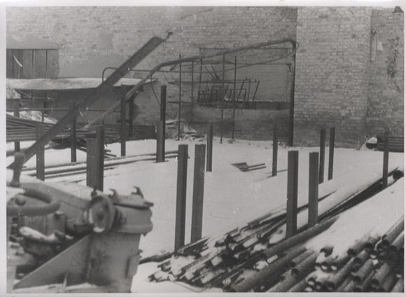 Original Foto Berlin Reinickendorf, Fa. Mertiny&Co., Eichborndamm 85/87, um 1948,  ca. 12x17 cm