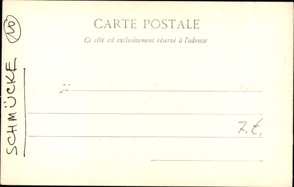 Postcard French Warship, Marine Militaire Francaise Amiral Baudin