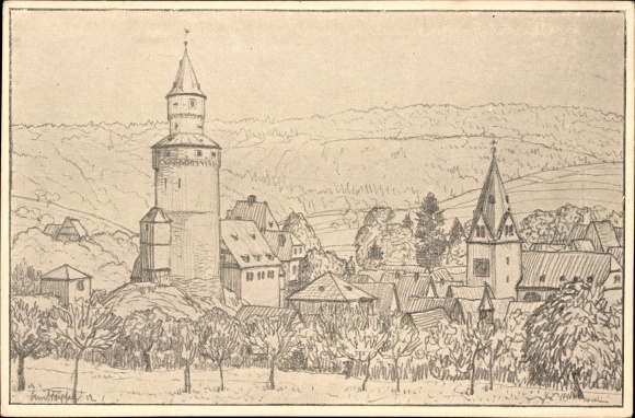 Artist PC Idstein im Taunus Hesse, tower, church