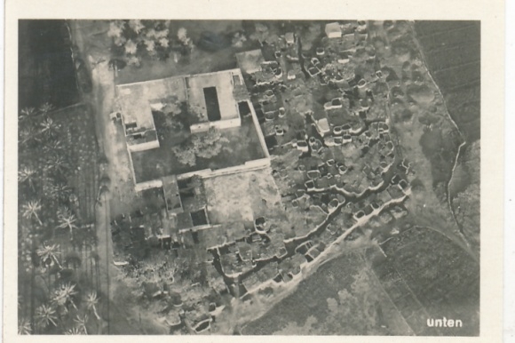Collecting picture Zeppelin world trips Picture 210, Egypt trip 1931, Fellachendorf near Cairo