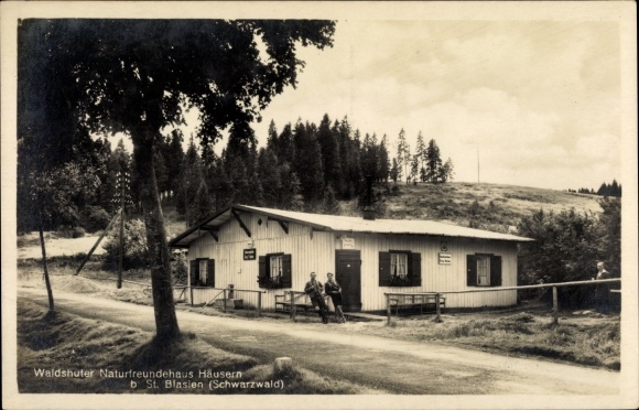 Postcard Sankt Blasien in the Black Forest, Waldshuter Friends of Nature houses