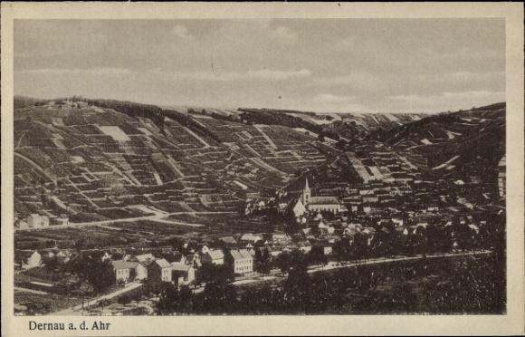 Postcard Dernau an der Ahr, general view