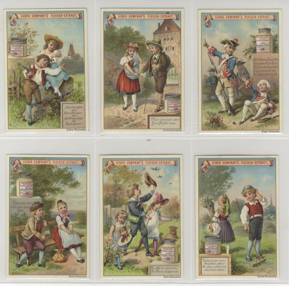 Liebig picture series A 200 S 293 folk songs I, 1891