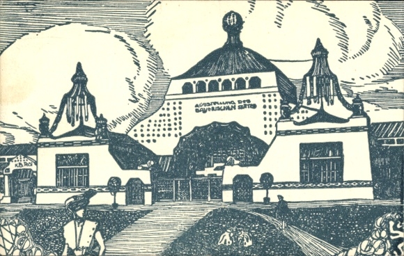 Artist PC Nuremberg, Bavarian State Exhibition 1906, state building