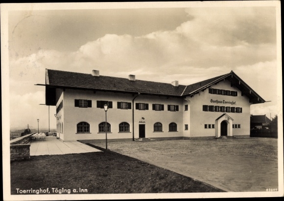 Ak Töging am Inn Oberbayern, Gasthaus Toerringhof