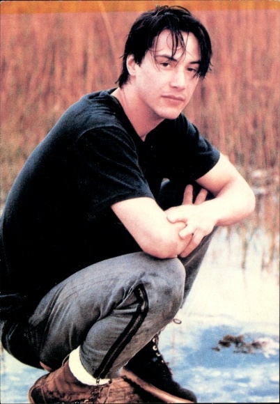 Ak Schauspieler Keanu Reeves, Portrait