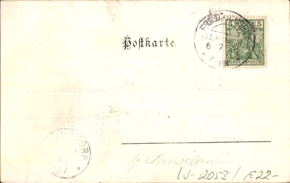passe-partout Ak Schwarzenbek in Lauenburg, kerk, woongebouw