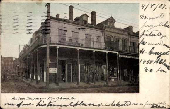 Ak New Orleans Louisiana USA, Madam Begue's