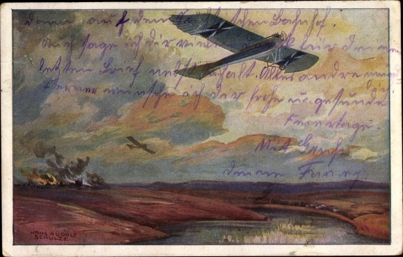 Artist PC Schulze, HR, military aircraft
