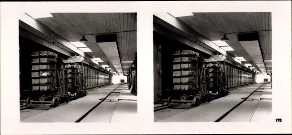 Stereo spatial image photo &quot;The NS model companies 1937-38&quot; No. 483 III/173 Bünder Tonwerk Bünde Westphalia