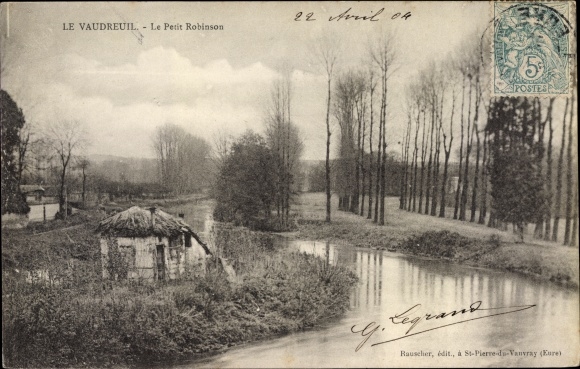 Postcard Le Vaudreuil Eure, Le Petit Robinson