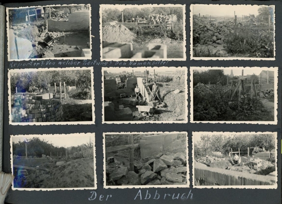 Photo Album Dierberg near Rheinsberg, 267 photos, house construction 1957 -1963, unique contemporary testimony