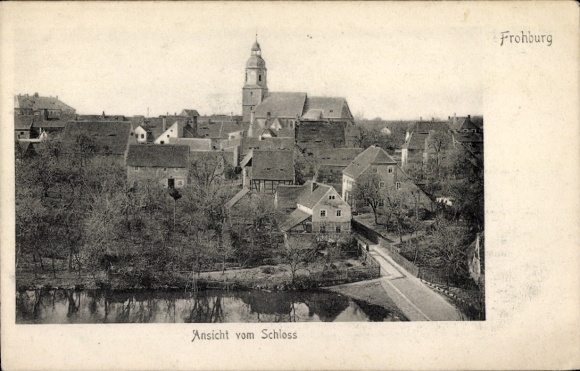 Postcard Frohburg in Sachsen, Castle