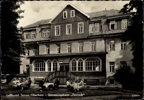 Postcard Tanne Oberharz am Brocken, Tanneck convalescent home