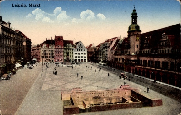 Ak Leipzig, Markt