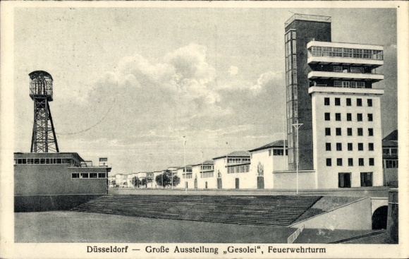 KP Düsseldorf am Rhein, Great Exhibition GeSoLei 1926, Fire Department Tower