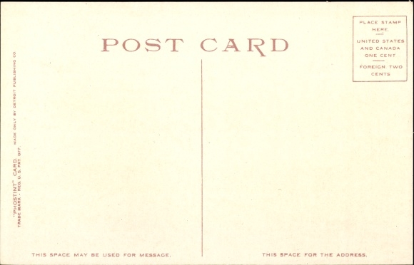 Postcard Buffalo New York USA, harbor entrance and light