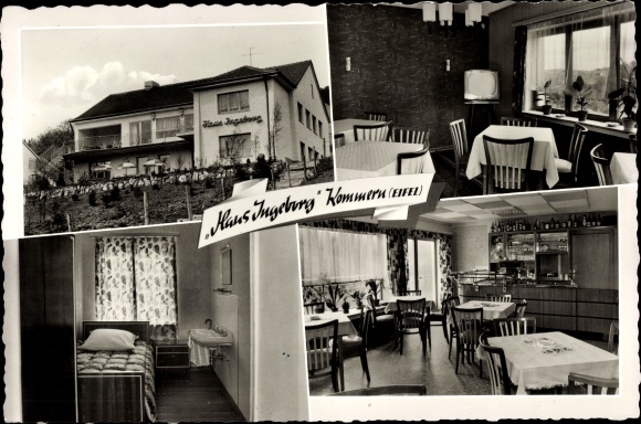 Postcard Kommern Mechernich in the Eifel, house Ingeborg, restaurant and guesthouse