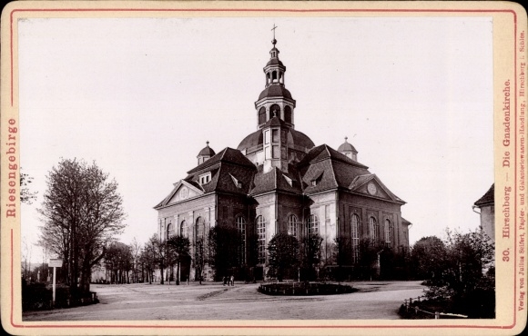 Kabinett Foto Jelenia Góra Hirschberg Riesengebirge Schlesien, Gnadenkirche