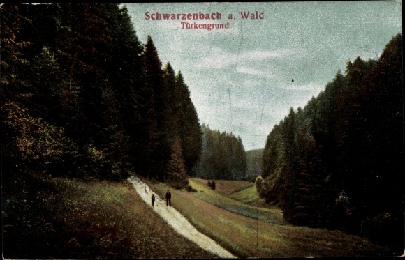 Postcard Schwarzenbach am Wald Oberfranken, Türkengrund
