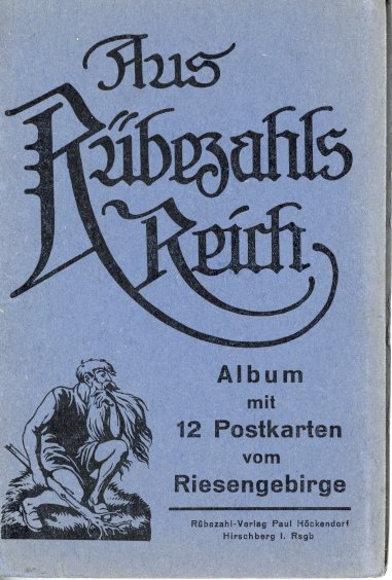 Set van 12 ansichtkaarten in envelop, van Rübezahl's Empire, Reuzengebergte