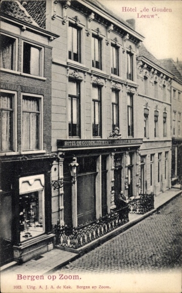 KP Bergen op Zoom Brabancja Północna Holandia, Hotel de Gouden Leeuw