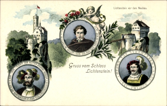 KP artystyczna Liechtenstein, zamek, Georg von Sturmfeder, Ulrich z łaski Bożej