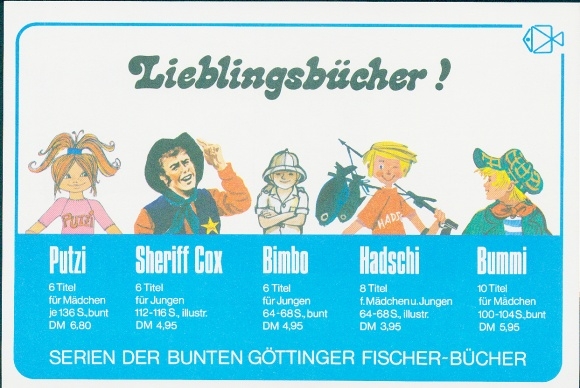 Timetable '76/'77 Bunte Göttinger Fischer-Bücher, The Time with Axel, B...