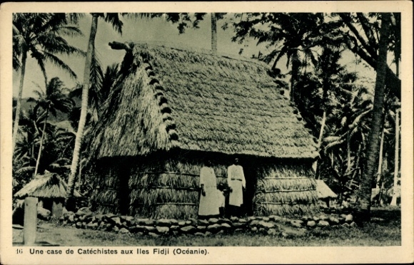 CPA Fiji Fiji, Une case de Catéchistes