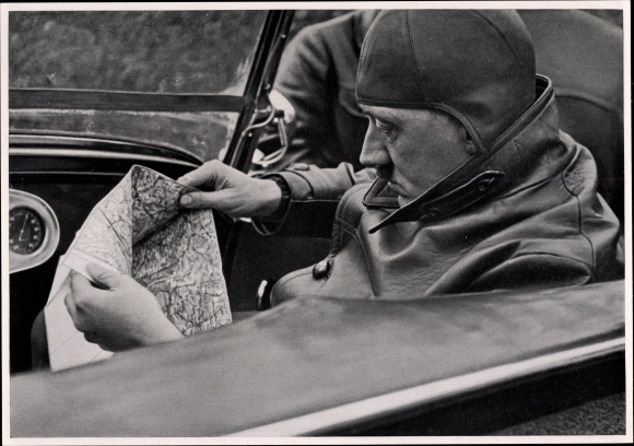 Collective picture Adolf Hitler in the car, road map, compilation no. 15 picture 11