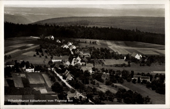 Ak Kälberbronn Pfalzgrafenweiler im Schwarzwald, Fliegeraufnahme