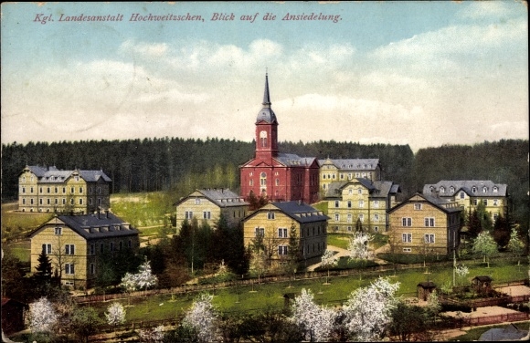 Postcard Hochweitzschen Großweitzschen in Saxony, Königl Landesanstalt