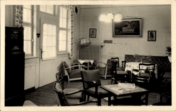 Postcard Mühlhausen in Thuringia, hotel, interior view