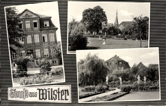 KP Wilster Schleswig Holstein, tereny zielone, wieża kościoła