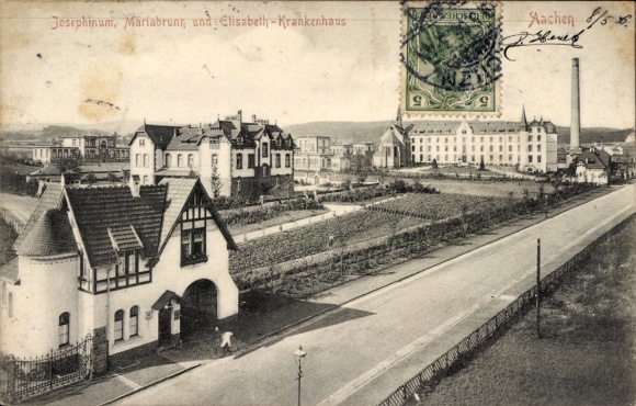 Ak Aachen, Josephinum, Mariabrunn, Elisabeth-Krankenhaus