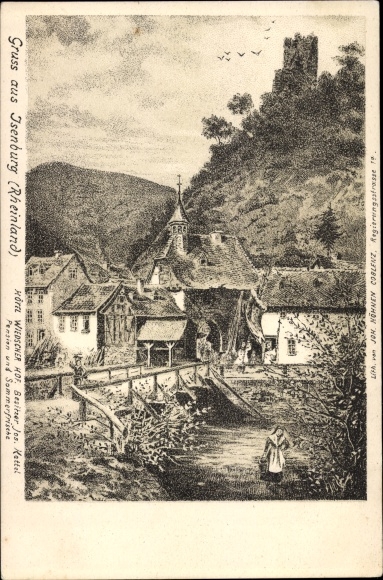 Artist PC Möhnen, J., Isenburg Neuwied Palatinate, Wiedschner Hof