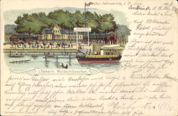 Litho Berlin Köpenick Oberschöneweide, Waldschlößchen